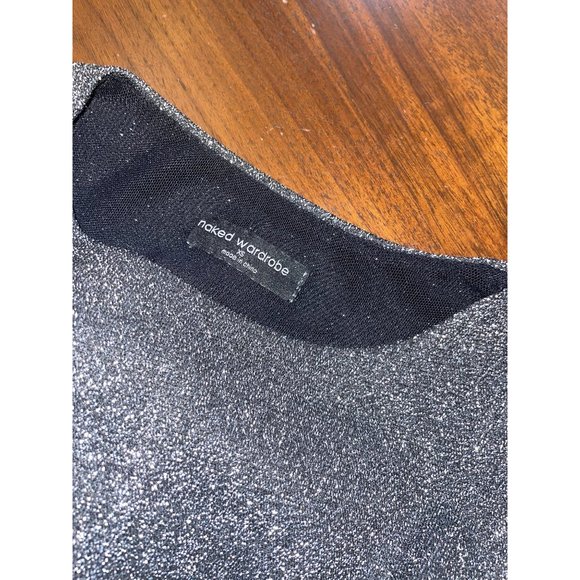 Naked Wardrobe Colorblock Cutout Long Sleeve Maxi Dress In Black X-Small - Picture 6 of 7